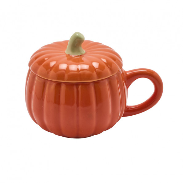 Bol citrouille avec couvercle10143