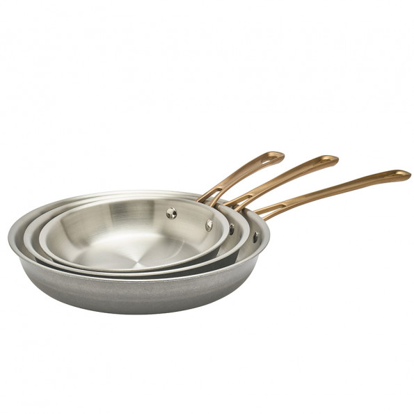 Poêle inox vintage10330