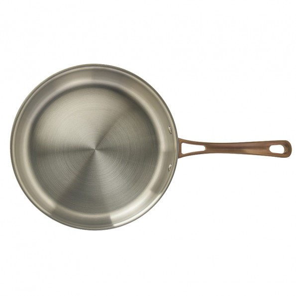 Sauteuse inox vintage avec couvercle10344