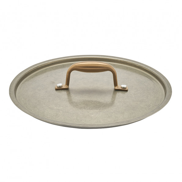 Faitout inox vintage avec couvercle10354