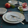 Set de 4 assiettes plates "WISSANT"10384