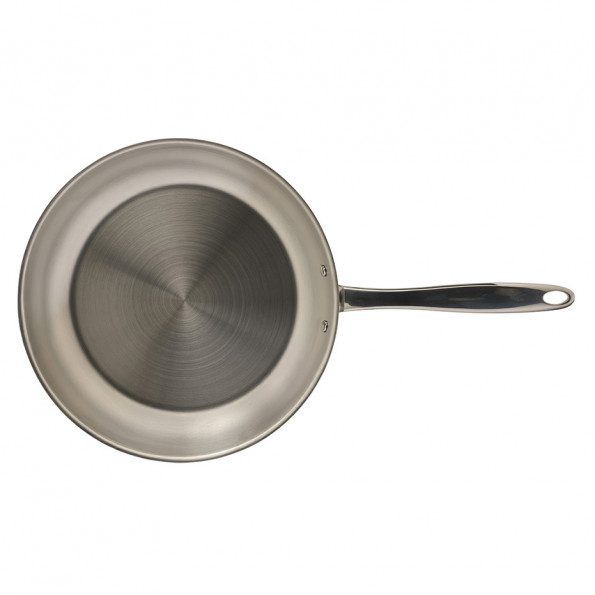 Lot de 3 poêles inox10414