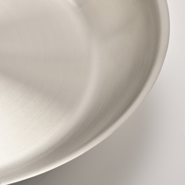 Lot de 3 poêles inox10417