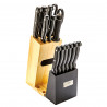 Bloc de couteaux 15 pièces10465