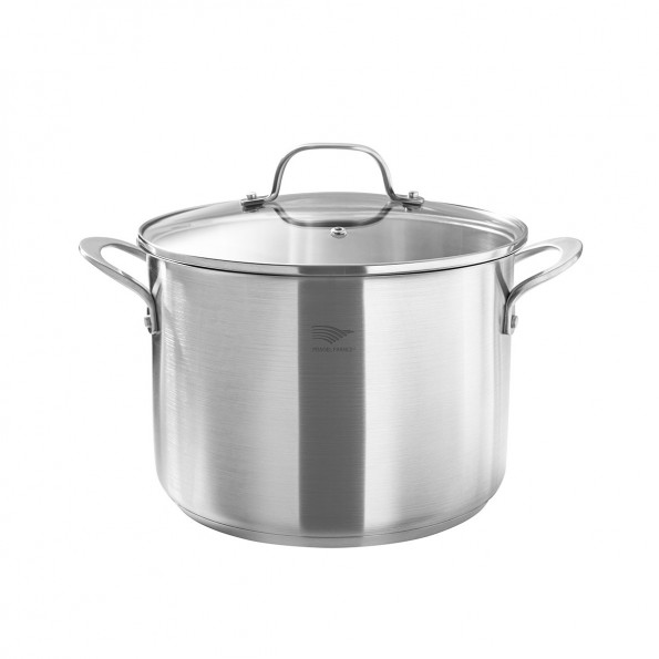 Marmite inox avec couvercle10470 Marmite inox avec couvercle10470