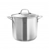 Marmite inox avec couvercle10474 Marmite inox avec couvercle10474