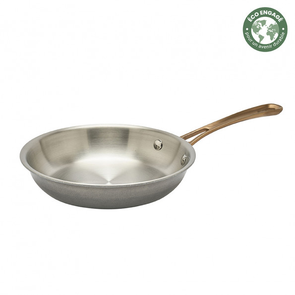 Poêle inox vintage10510