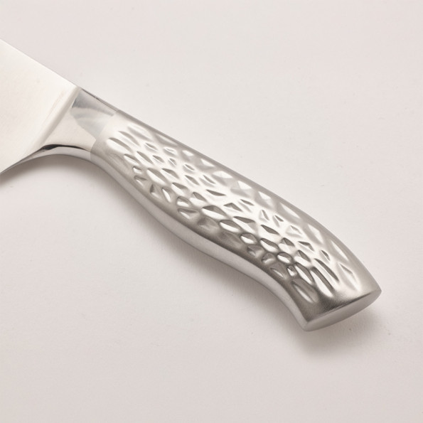 Set de 3 couteaux de cuisine martelés