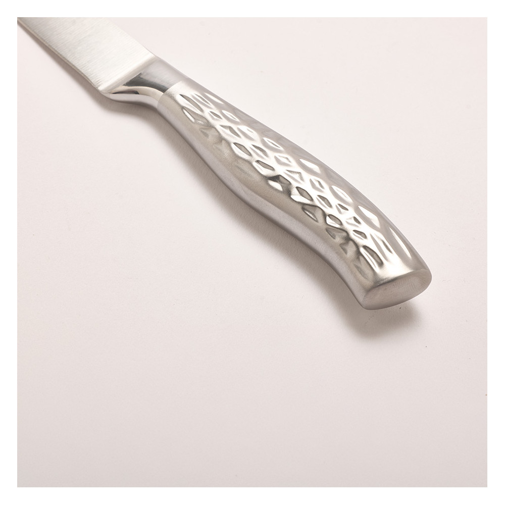 Set de 6 couteaux à steak martelés