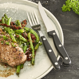 Set de 6 fourchettes noires