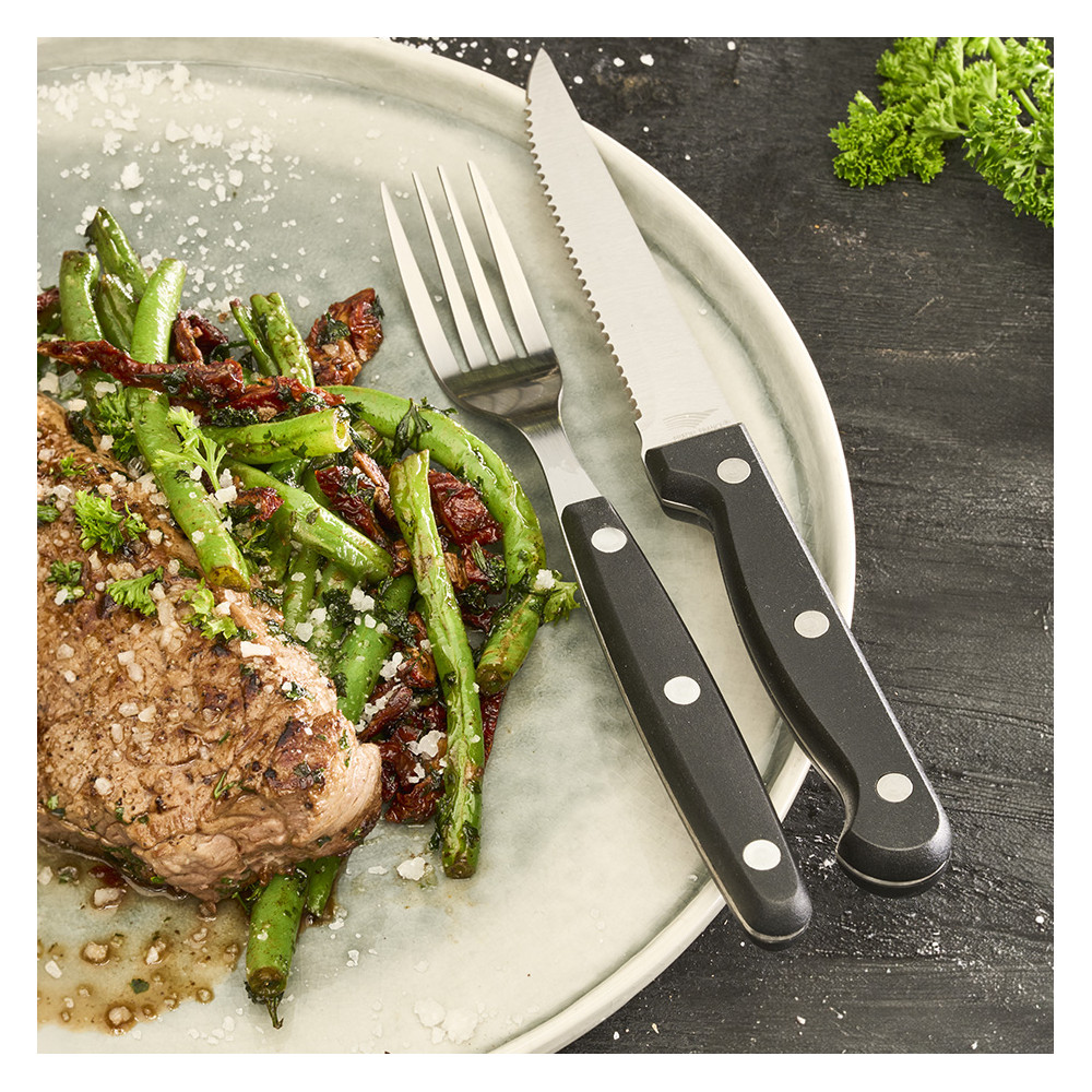 Set de 6 fourchettes noires