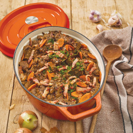 Cocotte ovale en fonte