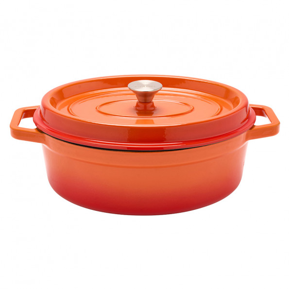 Cocotte ovale en fonte