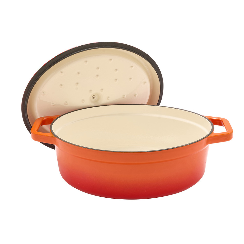Cocotte ovale en fonte