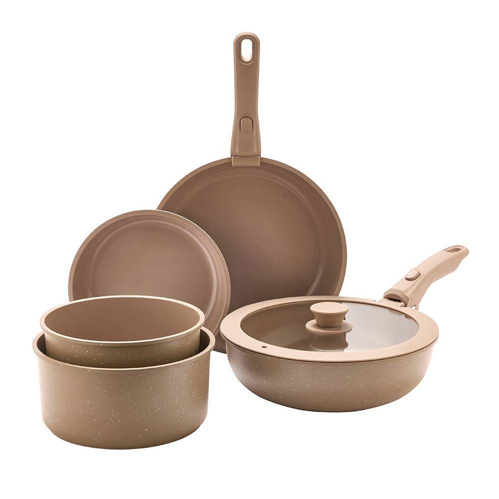 Batterie de cuisine 7 pièces "Mokka"