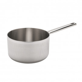 Casserole inox striée