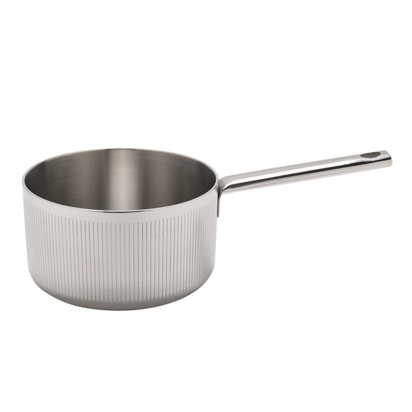 Casserole inox striée