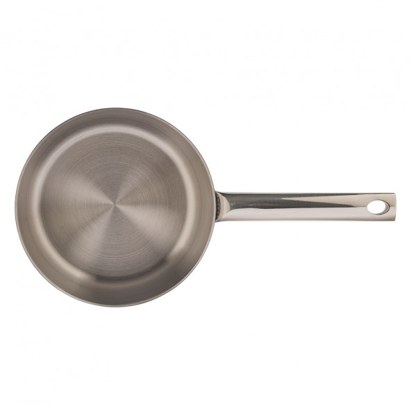Casserole inox striée