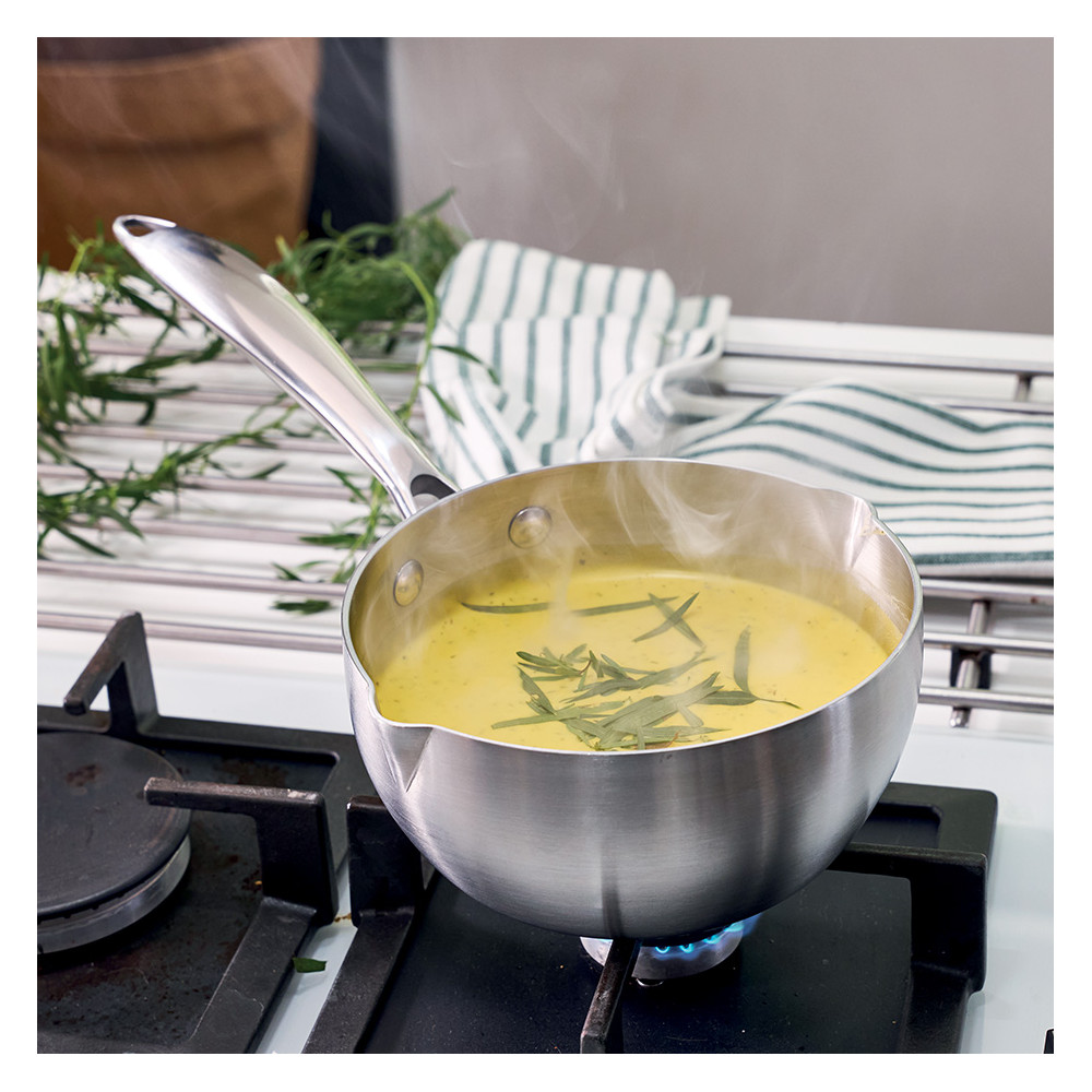 Casserole saucière inox