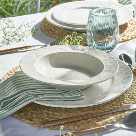 Set de 4 assiettes creuses  "ESTEREL"