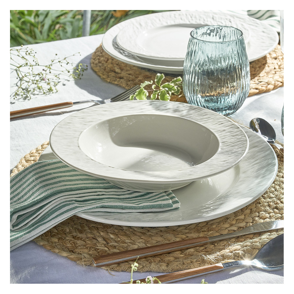 Set de 4 assiettes creuses  "ESTEREL"