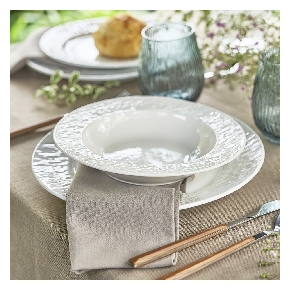Set de 4 assiettes creuses  "ESTEREL"
