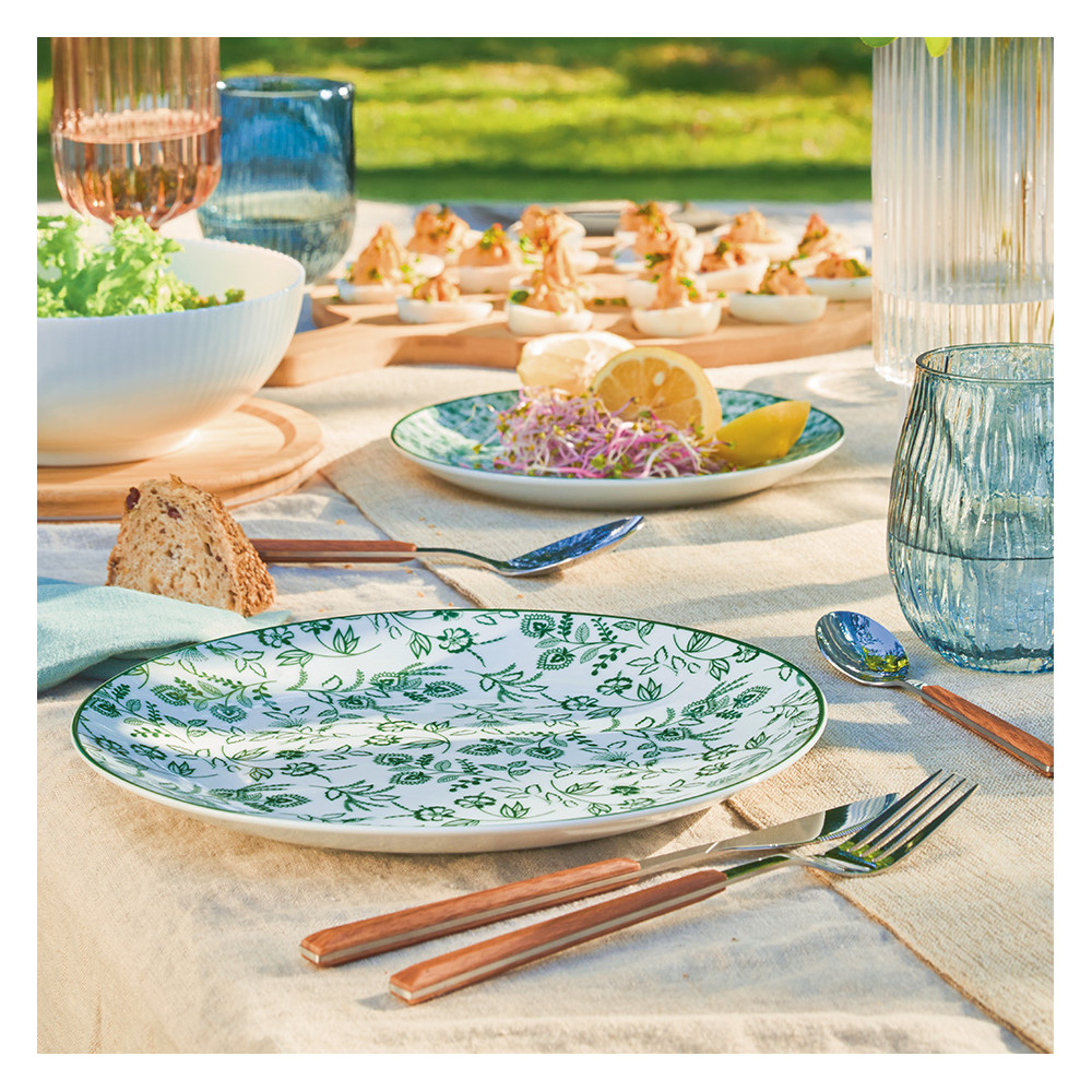 Set de 8 assiettes plates "SOLOGNE"