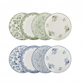 Set de 8 assiettes à dessert "SOLOGNE"