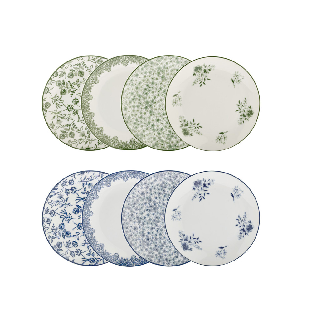 Set de 8 assiettes à dessert "SOLOGNE"