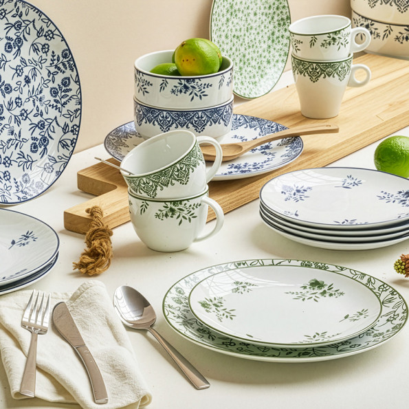 Set de 8 assiettes à dessert "SOLOGNE"