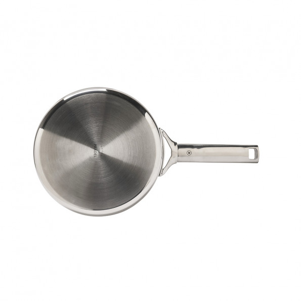 Poêle inox manche pliable