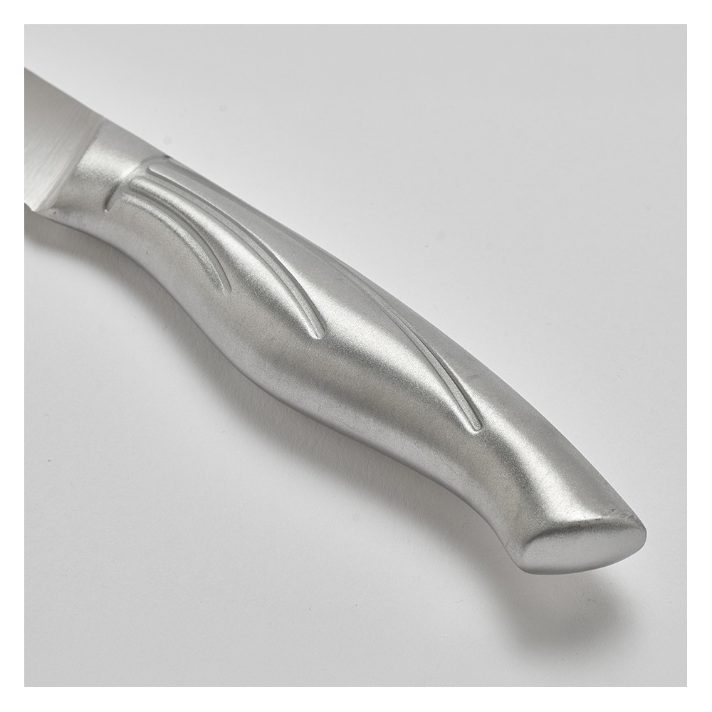 Set de 4 couteaux à steak tout inox + 1 Set 4 couteaux OFFERT