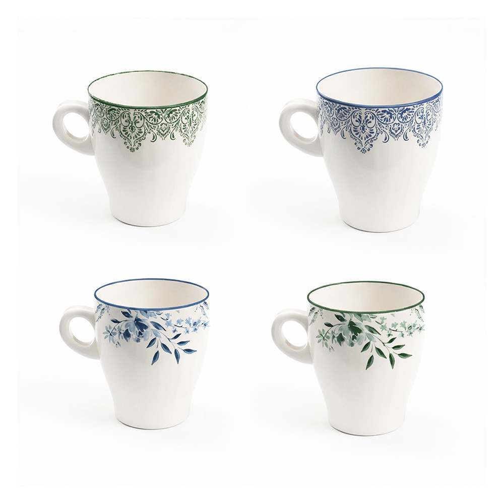 Lot de 4 mugs "SOLOGNE"