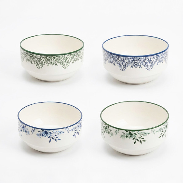 Lot de 8 bols  "SOLOGNE"