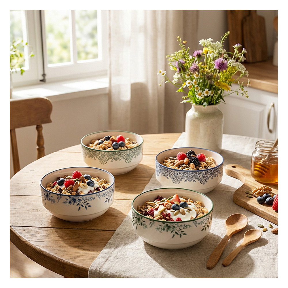 Lot de 8 bols  "SOLOGNE"