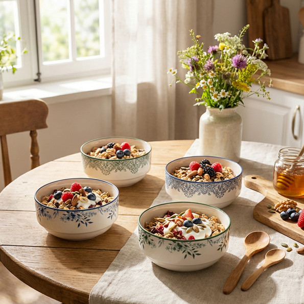 Lot de 8 bols  "SOLOGNE"