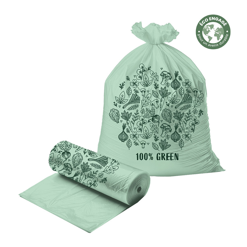 Lot de 25 sachets compostables