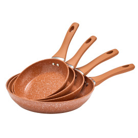 Lot de 4 poêles "Astéroïde"