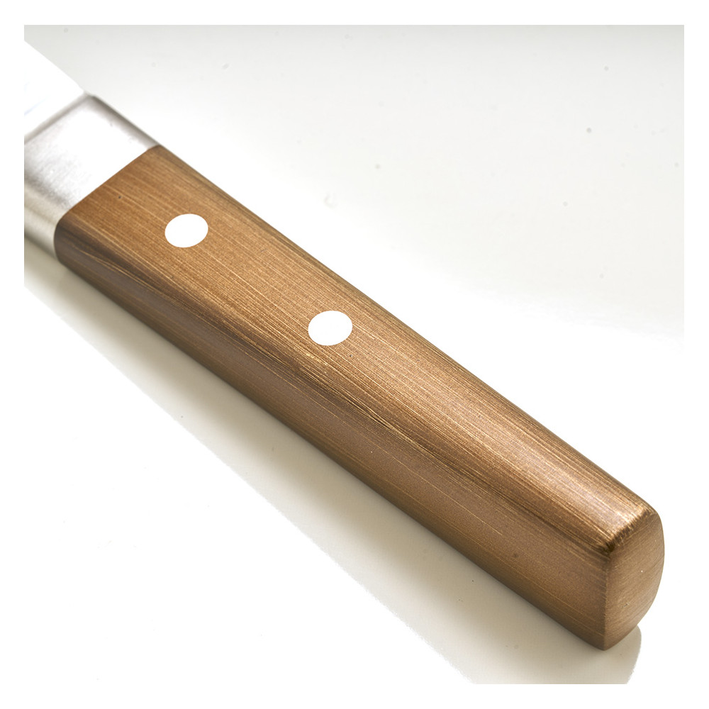 Set de 5 couteaux de cuisine inox effet bois
