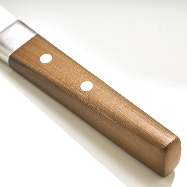 Set de 5 couteaux de cuisine inox effet bois