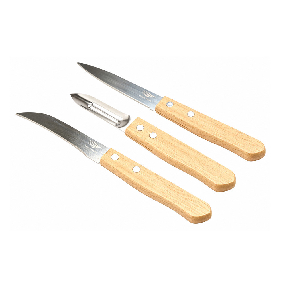 Set de 3 couteaux éplucheurs