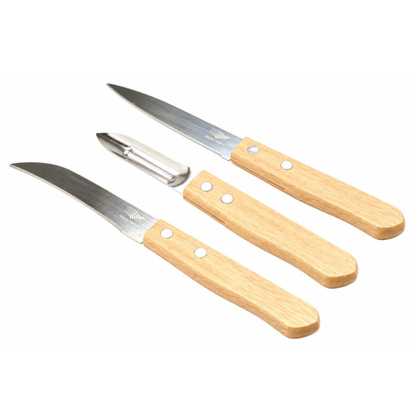 Set de 3 couteaux éplucheurs