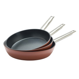 Lot de 3 poêles "SALSA"