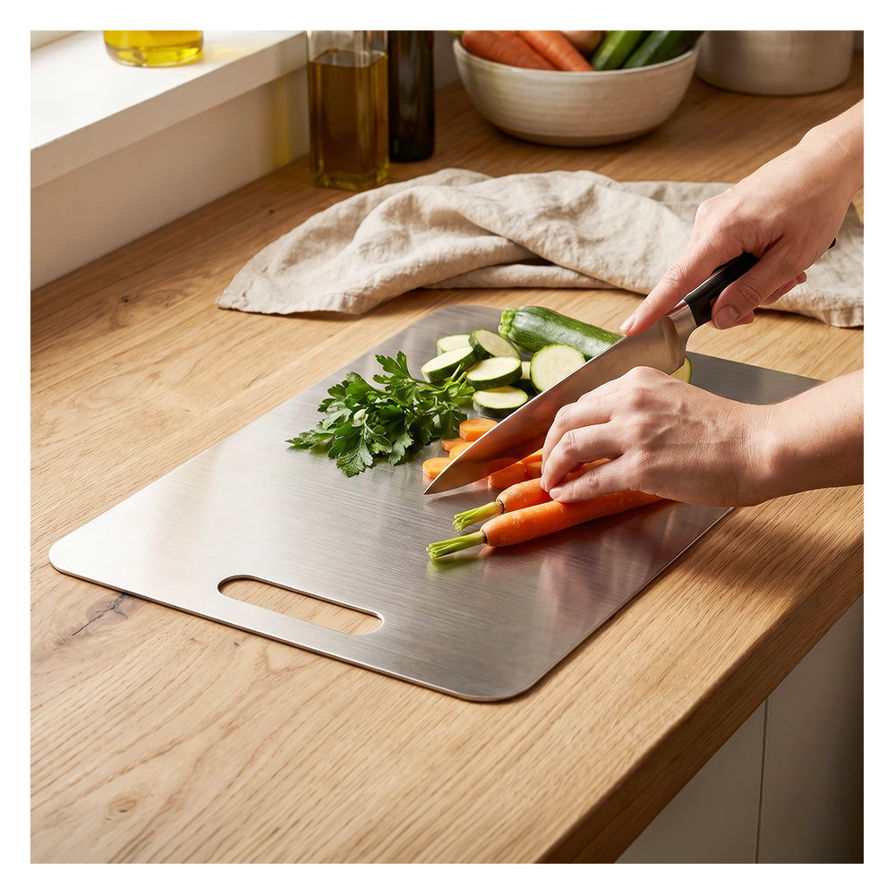 Planche à découper inox