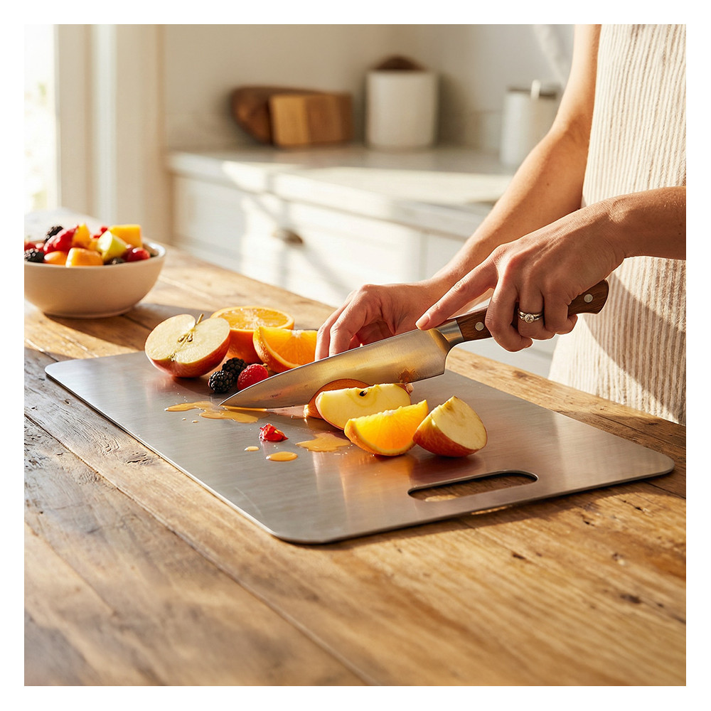 Planche à découper inox