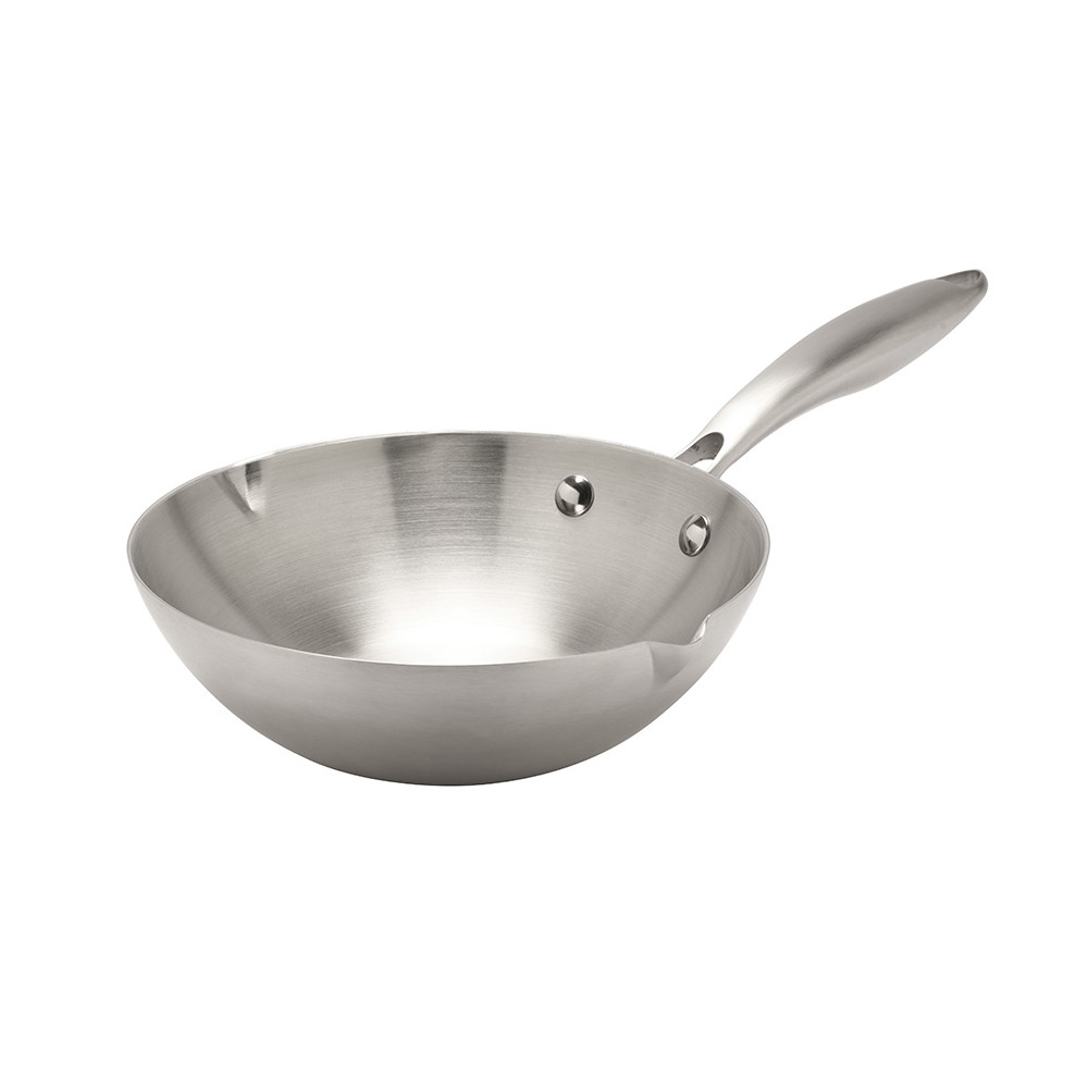 Petit wok inox
