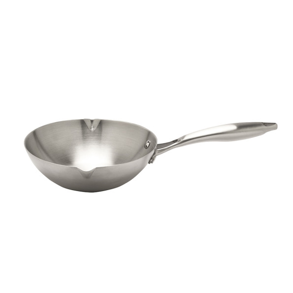 Petit wok inox