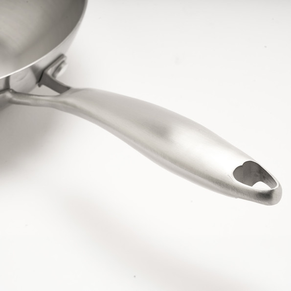 Petit wok inox
