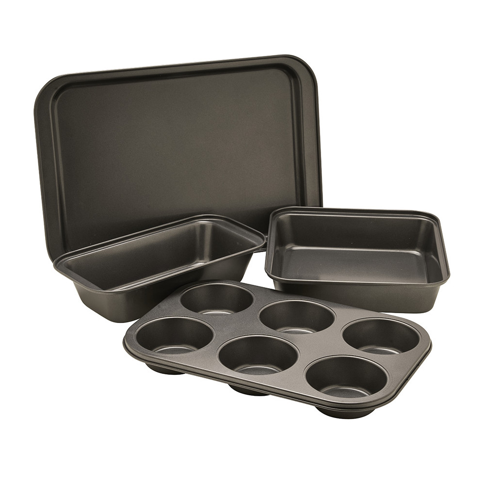 Lot de 4 moules pâtissiers empilables