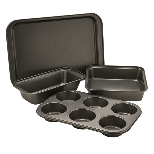 Lot de 4 moules pâtissiers empilables